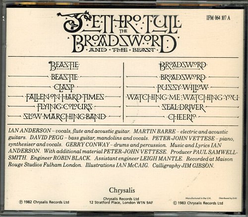Jethro Tull - Broadsword And The Beast